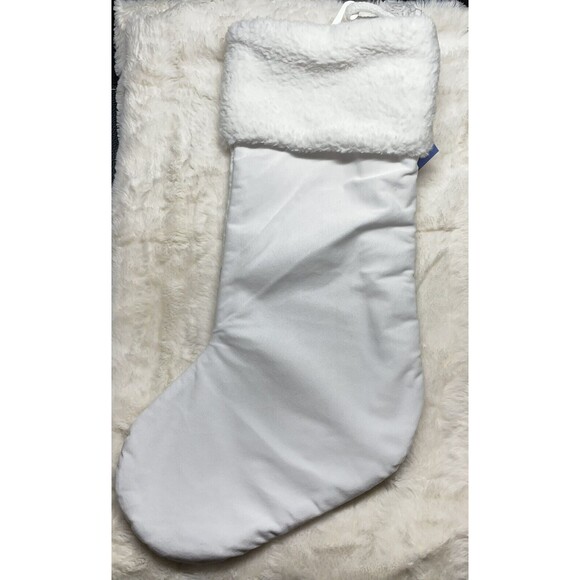 St. Nicholas Square Disney Frozen Elsa Christmas Stocking With Pom Poms NWT - Picture 7 of 7